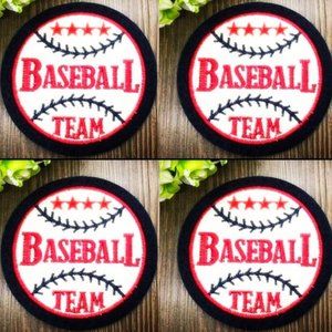 NEW BASEBALL SPORTS TEAM EASY IRON ON PATCHES